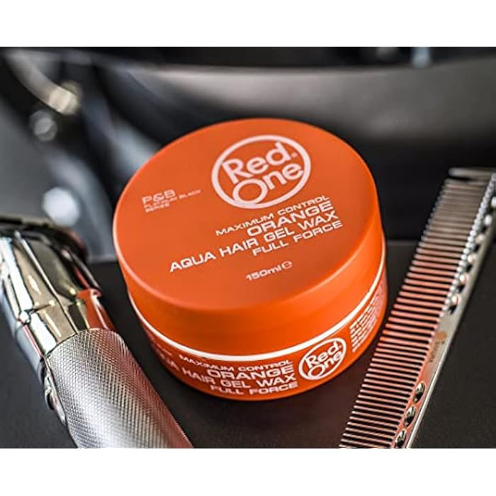 Redone Red One Full Force Aqua Hair Wax Orange Gel 150ml - Image 4